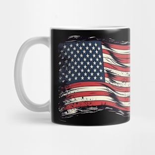 American Flag USA Mug